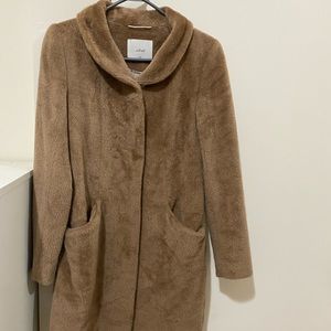 Wilfred alpaca cocoon coat